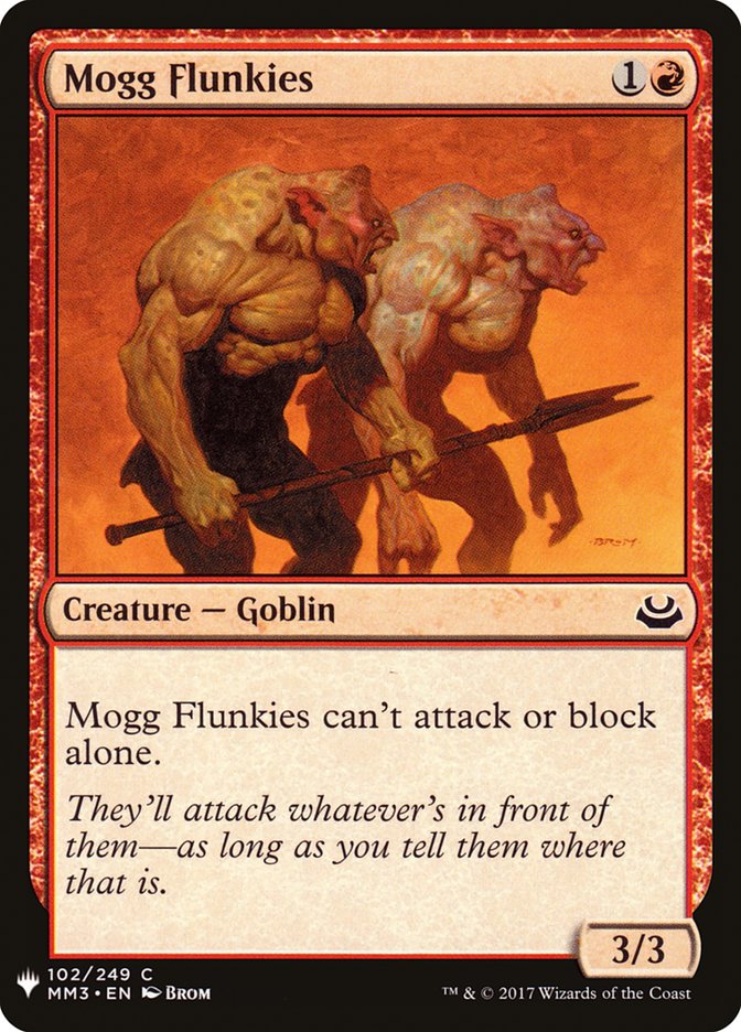 Mogg Flunkies [Mystery Booster] | Cracking-Singles