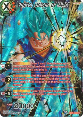 Vegito, Unison of Might (SPR) (BT10-003) [Rise of the Unison Warrior 2nd Edition] | Cracking-Singles