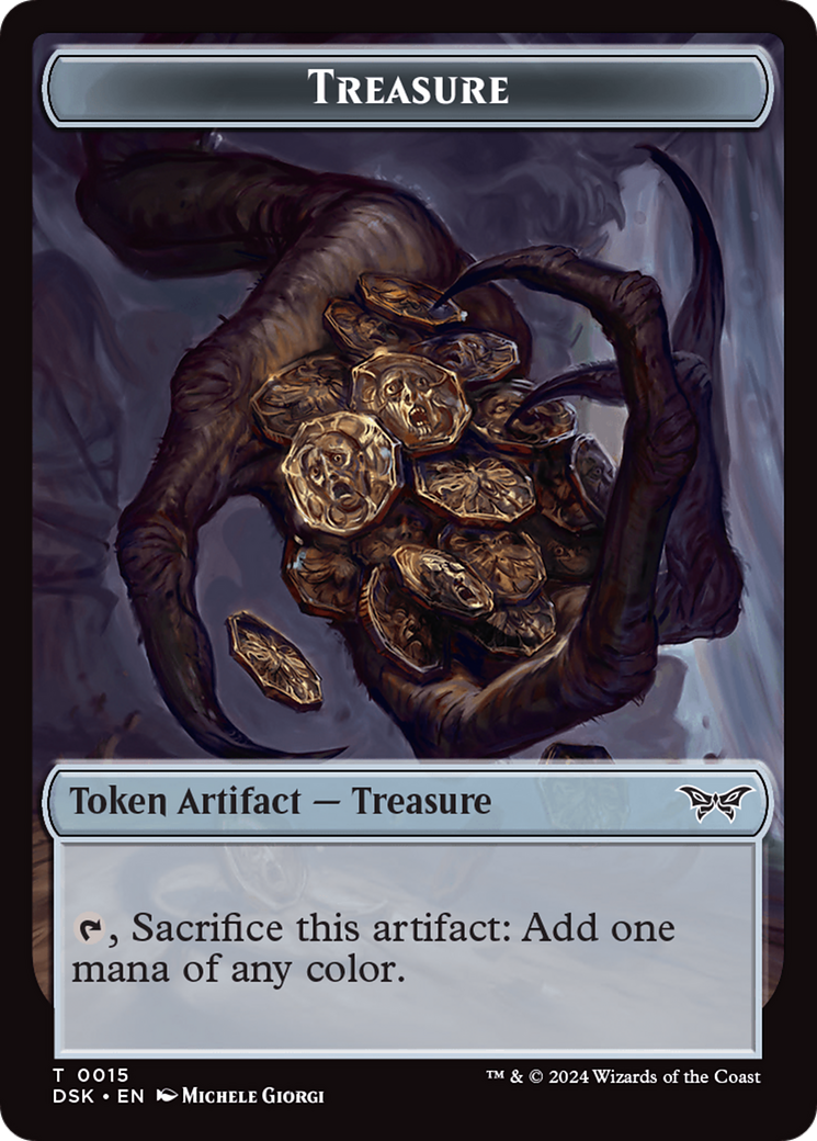 Treasure Token [Duskmourn: House of Horror Tokens] | Cracking-Singles