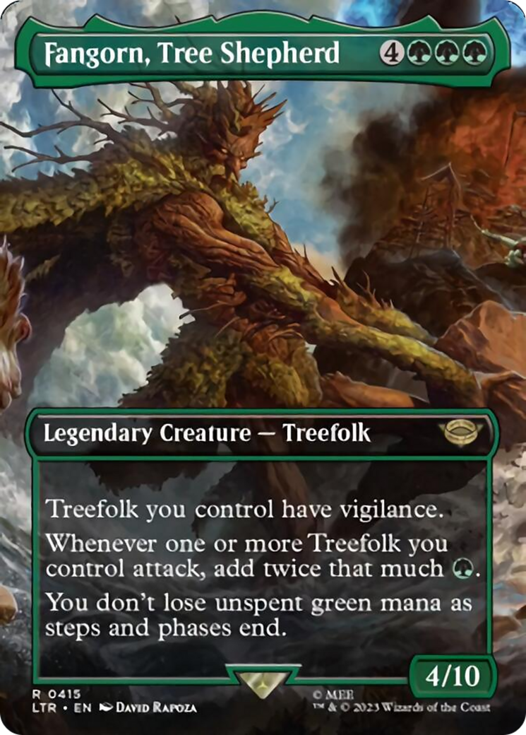 Fangorn, Tree Shepherd (Borderless Alternate Art) [The Lord of the Rings: Tales of Middle-Earth] | Cracking-Singles