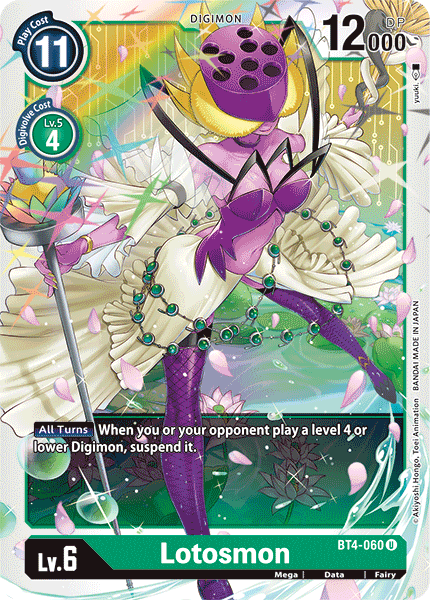 Lotosmon [BT4-060] [Great Legend] | Cracking-Singles