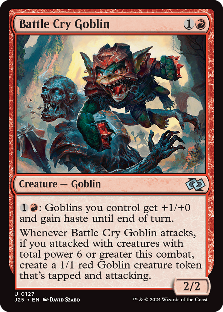 Battle Cry Goblin [Foundations Jumpstart] | Cracking-Singles