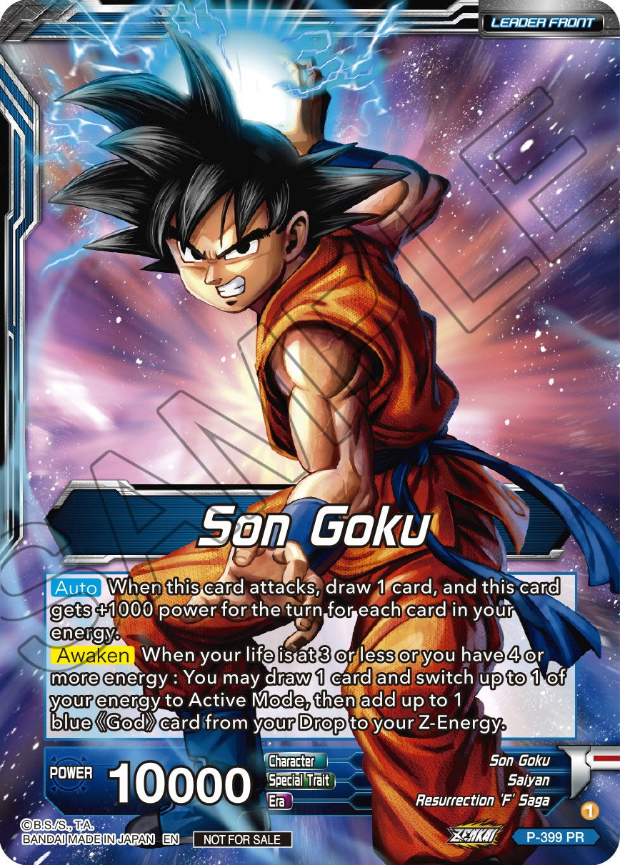 Son Goku // Super Saiyan Blue Son Goku Returns (P-399) [Promotion Cards] | Cracking-Singles