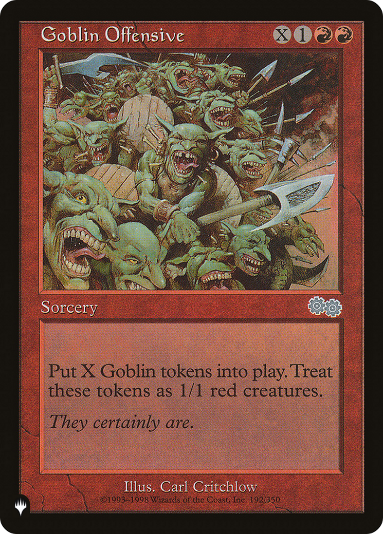 Goblin Offensive [The List] | Cracking-Singles