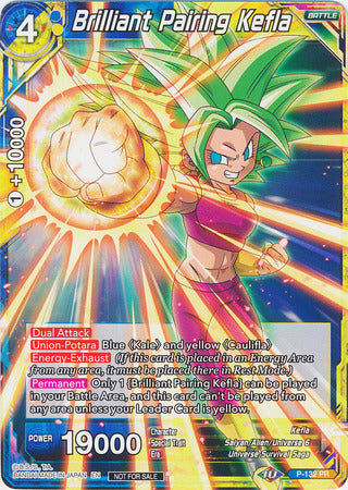 Brilliant Pairing Kefla (Shop Tournament: Assault of Saiyans) (P-132) [Promotion Cards] | Cracking-Singles