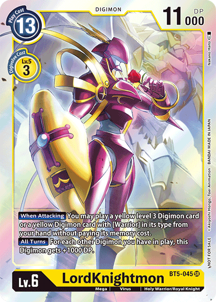 LordKnightmon [BT5-045] (Event Pack) [Battle of Omni Promos] | Cracking-Singles