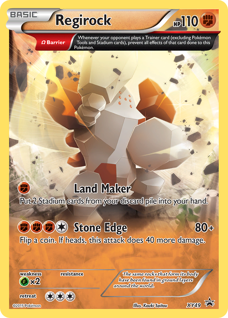 Regirock (XY49) [XY: Black Star Promos] | Cracking-Singles