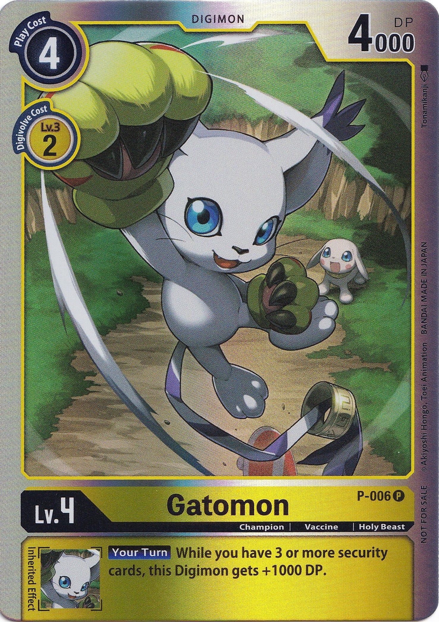 Gatomon [P-006] (Rainbow Foil) [Promotional Cards] | Cracking-Singles