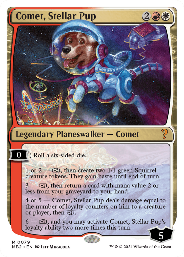 Comet, Stellar Pup [Mystery Booster 2] | Cracking-Singles