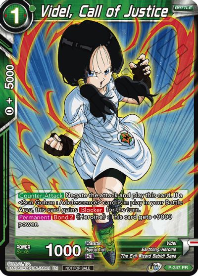 Videl, Call of Justice (P-347) [Tournament Promotion Cards] | Cracking-Singles