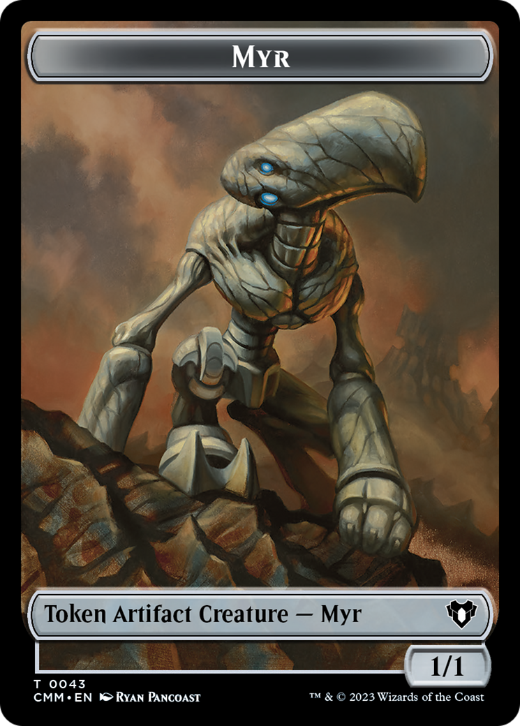 Myr Token [Commander Masters Tokens] | Cracking-Singles