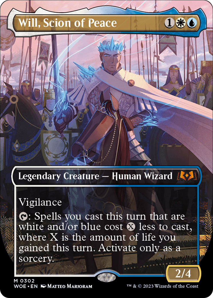 Will, Scion of Peace (Borderless Alternate Art) [Wilds of Eldraine] | Cracking-Singles