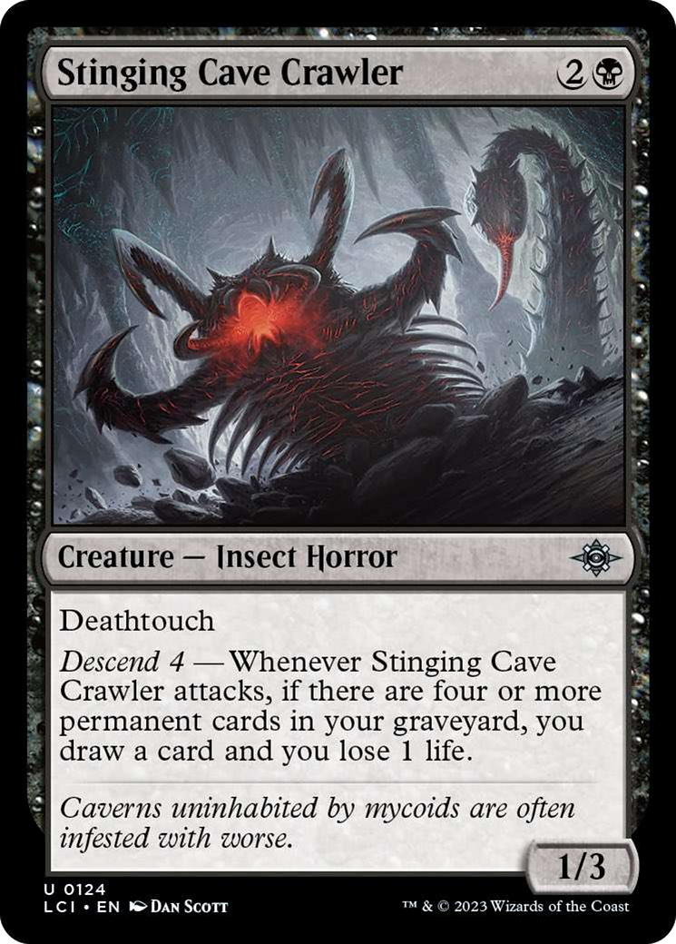 Stinging Cave Crawler [The Lost Caverns of Ixalan] | Cracking-Singles