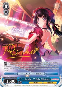 "... H-Hello?" Rinko Shirokane (BD/W63-E083SPMa SPM) [BanG Dream! Girls Band Party! Vol.2] | Cracking-Singles