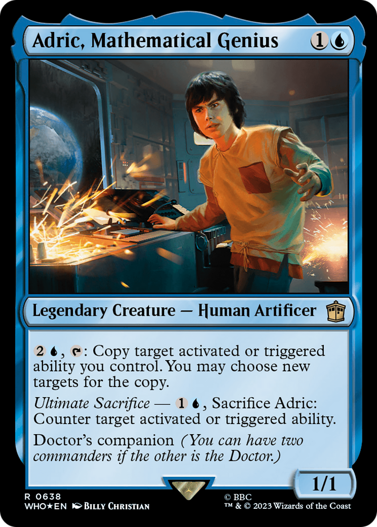 Adric, Mathematical Genius (Surge Foil) [Doctor Who] | Cracking-Singles