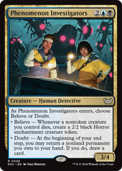 Phenomenon Investigators [Duskmourn: House of Horror Commander] | Cracking-Singles