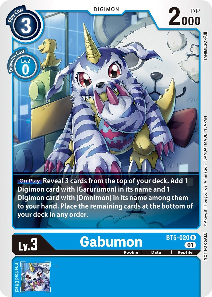 Gabumon [BT5-020] (Winner Pack New Awakening) [Battle of Omni] | Cracking-Singles