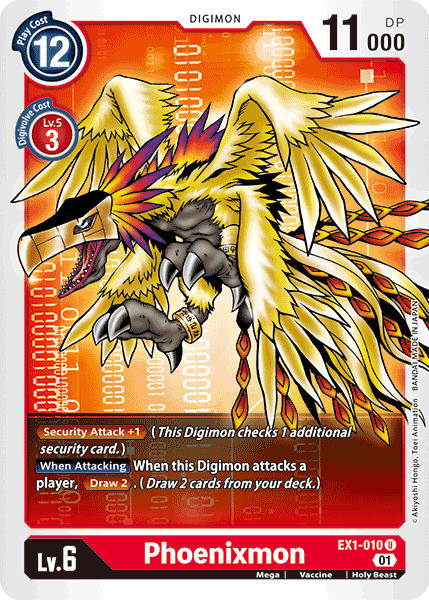 Phoenixmon [EX1-010] [Classic Collection] | Cracking-Singles