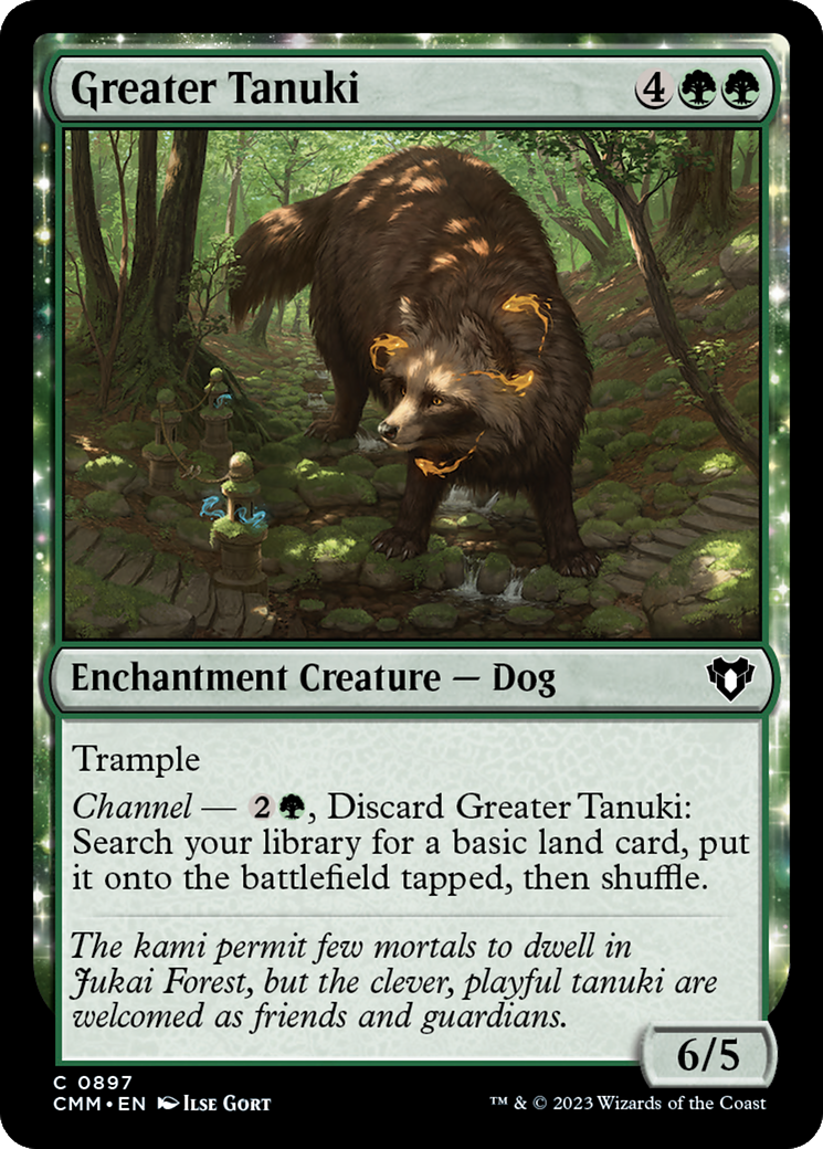 Greater Tanuki [Commander Masters] | Cracking-Singles