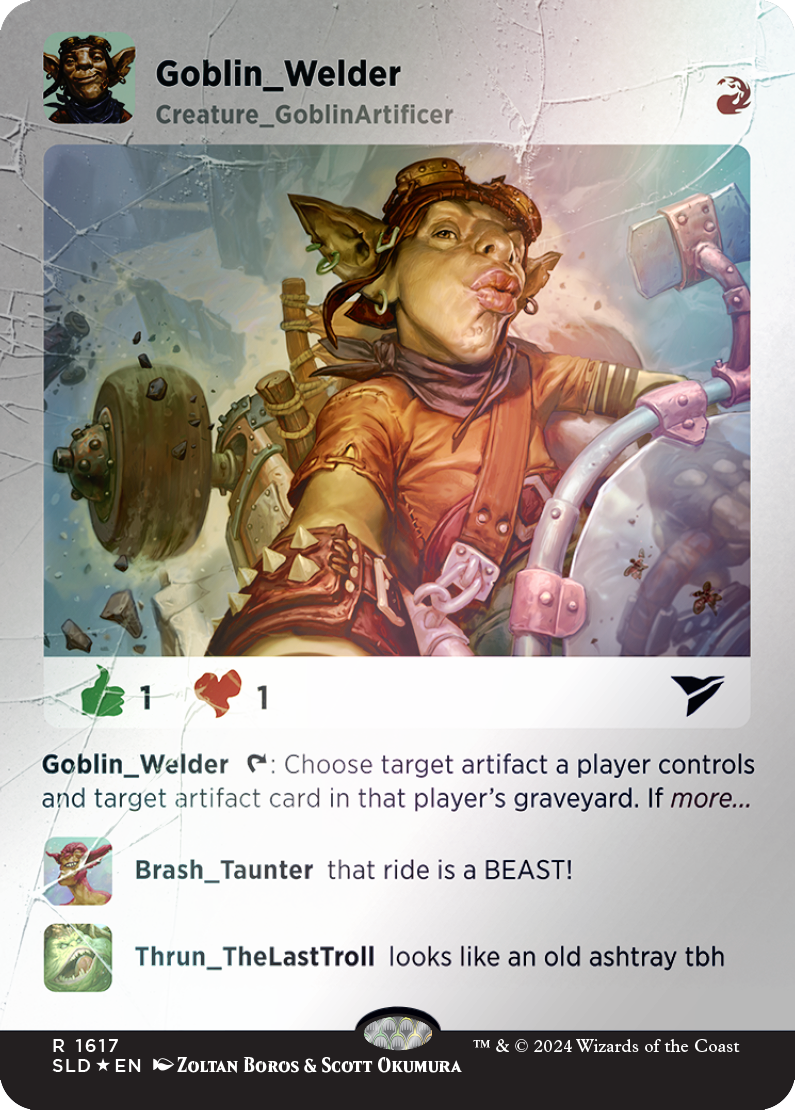 Goblin Welder (Rainbow Foil) [Secret Lair Drop Series] | Cracking-Singles