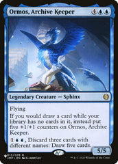 Ormos, Archive Keeper [The List] | Cracking-Singles