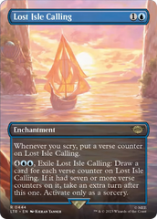 Lost Isle Calling (Borderless Alternate Art) [The Lord of the Rings: Tales of Middle-Earth] | Cracking-Singles