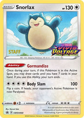 Snorlax (SWSH068) (Staff Prerelease Promo) [Sword & Shield: Black Star Promos] | Cracking-Singles