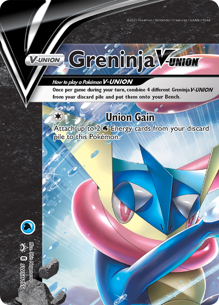 Greninja V-Union (SWSH155) [Sword & Shield: Black Star Promos] | Cracking-Singles