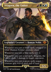 Aragorn, the Uniter (Borderless Alternate Art) [The Lord of the Rings: Tales of Middle-Earth] | Cracking-Singles