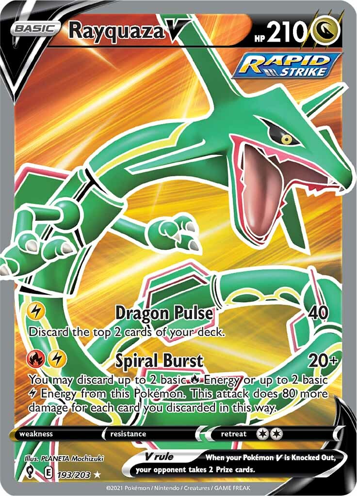 Rayquaza V (193/203) [Sword & Shield: Evolving Skies] | Cracking-Singles