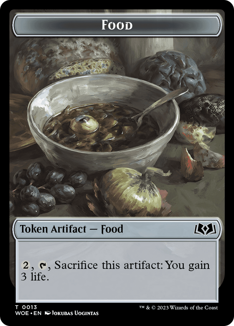 Food (0013) Token [Wilds of Eldraine Tokens] | Cracking-Singles