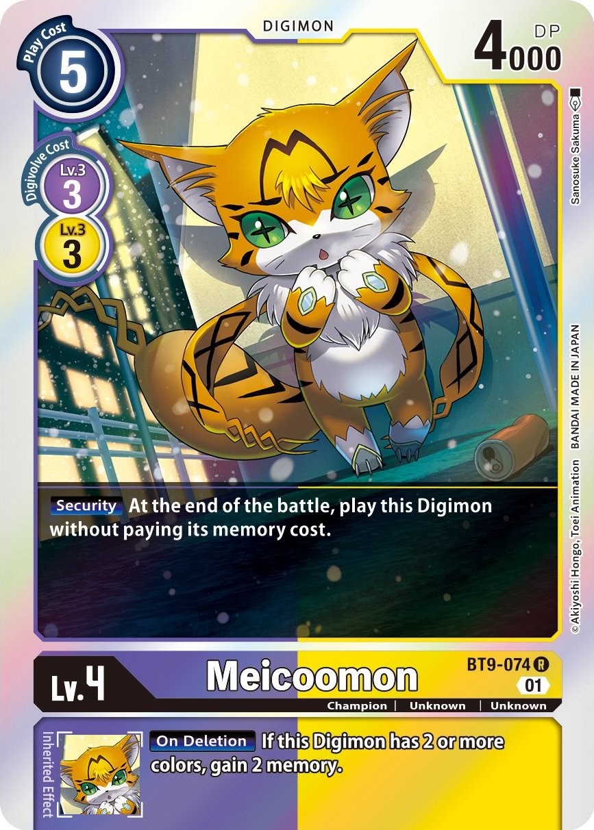 Meicoomon [BT9-074] [X Record] | Cracking-Singles