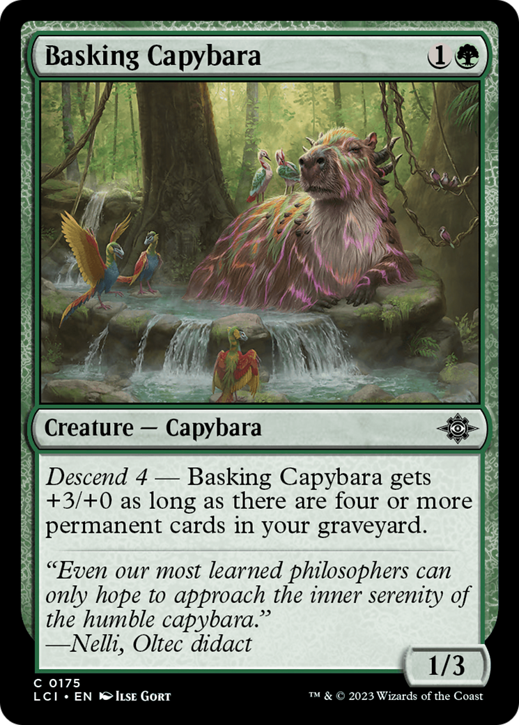 Basking Capybara [The Lost Caverns of Ixalan] | Cracking-Singles