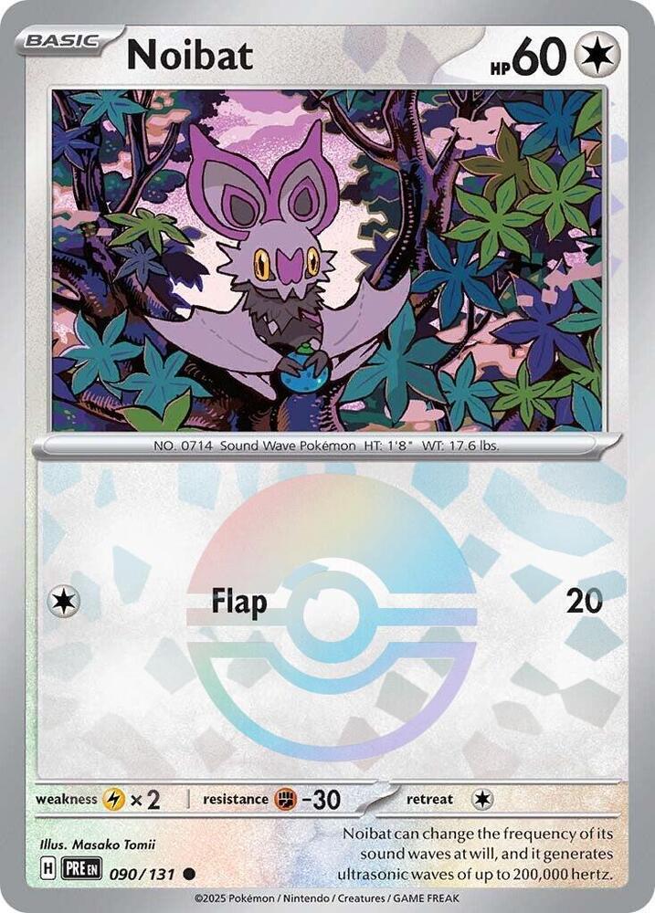 Noibat (090/131) (Poke Ball Pattern) [Scarlet & Violet: Prismatic Evolutions] | Cracking-Singles