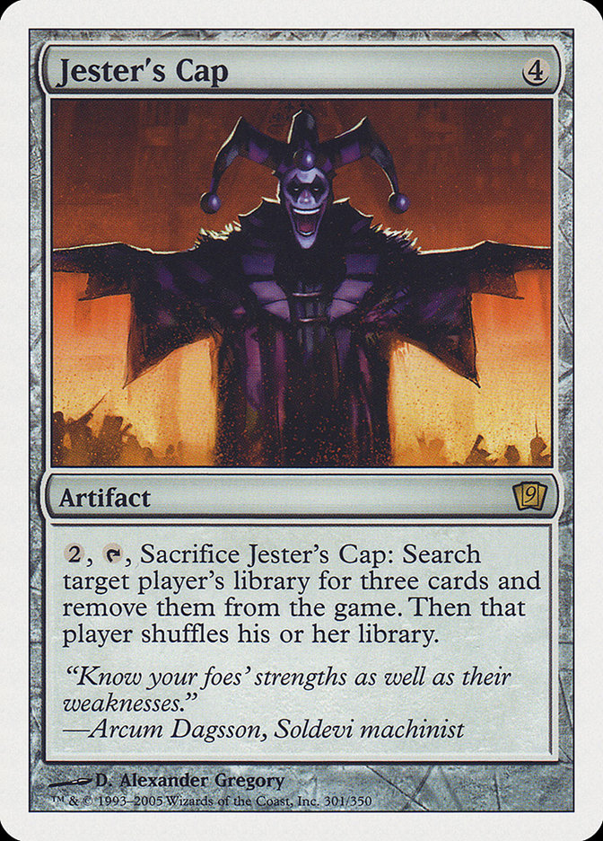 Jester's Cap (9th Edition) [Oversize Cards] | Cracking-Singles