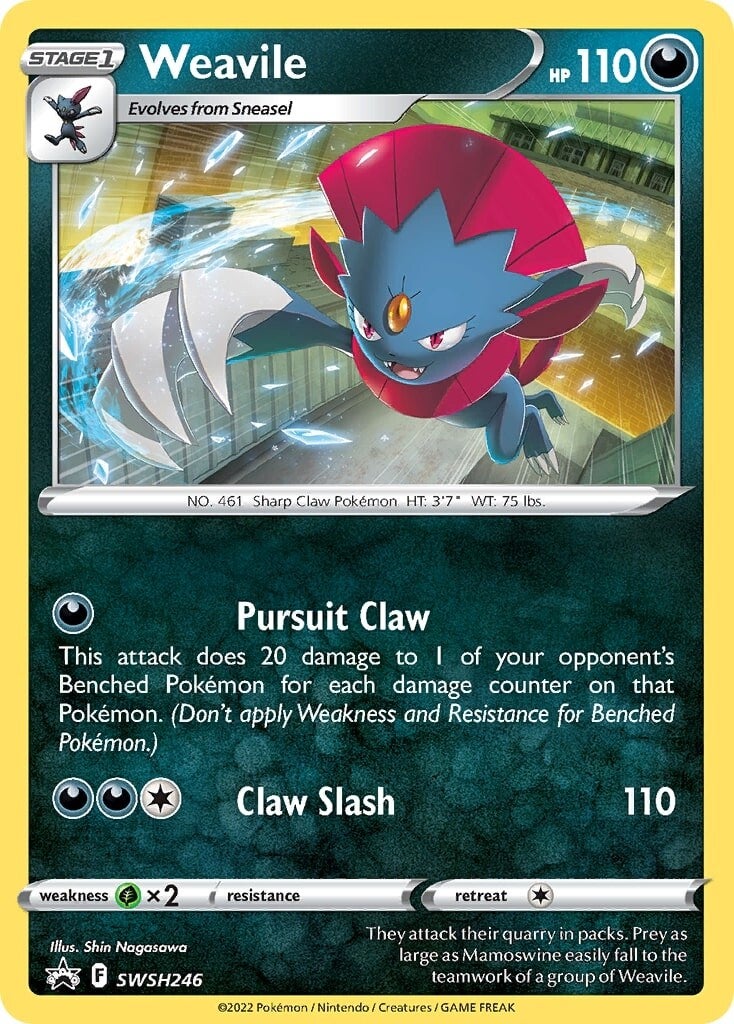 Weavile (SWSH246) [Sword & Shield: Black Star Promos] | Cracking-Singles