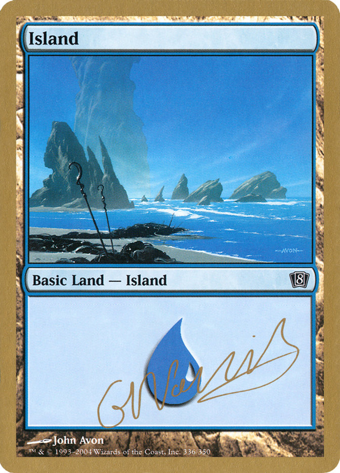 Island (gn336) (Gabriel Nassif) [World Championship Decks 2004] | Cracking-Singles