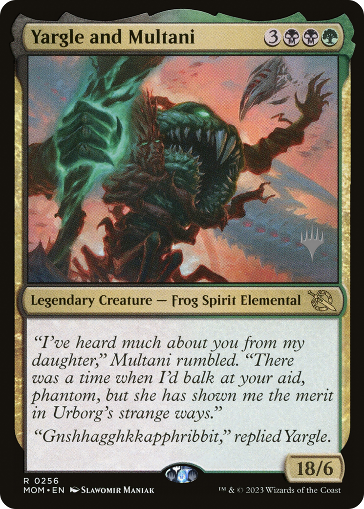 Yargle and Multani (Promo Pack) [March of the Machine Promos] | Cracking-Singles