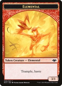 Elemental (009) // Goblin Double-Sided Token [Modern Horizons Tokens] | Cracking-Singles