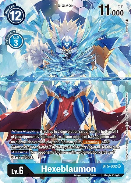 Hexeblaumon [BT5-032] (Alternate Art) [Dimensional Phase] | Cracking-Singles