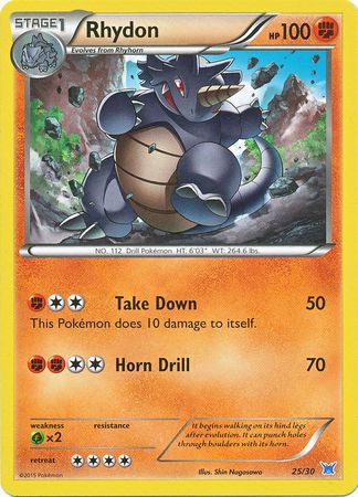 Rhydon (25/30) [XY: Trainer Kit 2 - Latios] | Cracking-Singles