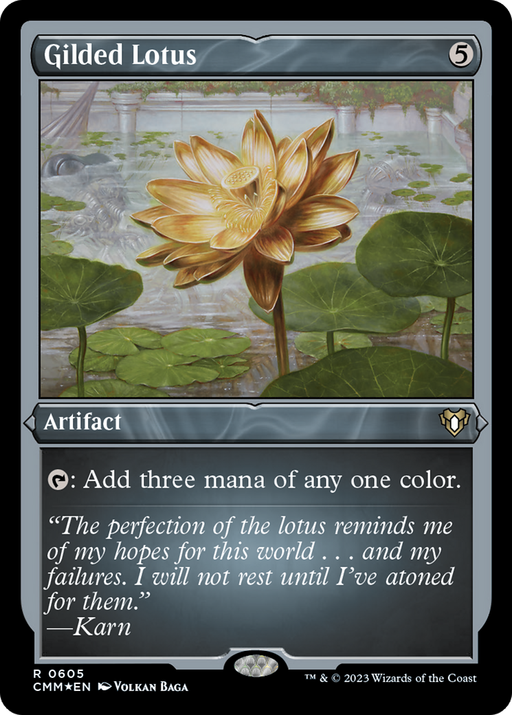 Gilded Lotus (Foil Etched) [Commander Masters] | Cracking-Singles