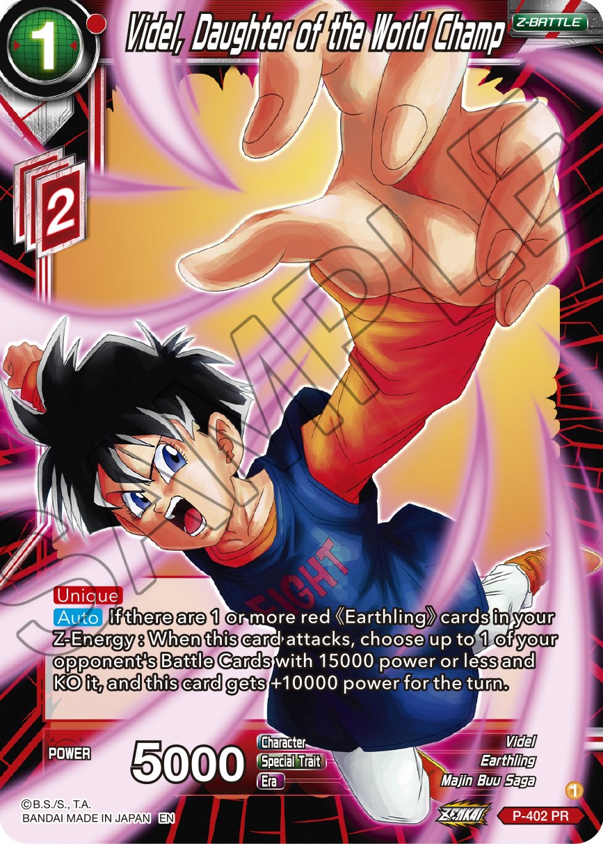 Videl, Daughter of the World Champ (P-402) [Promotion Cards] | Cracking-Singles