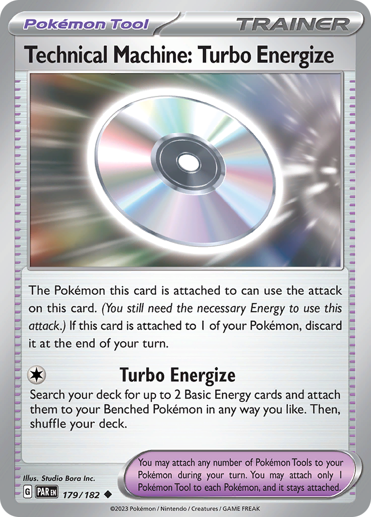 Technical Machine: Turbo Energize (179/182) [Scarlet & Violet: Paradox Rift] | Cracking-Singles