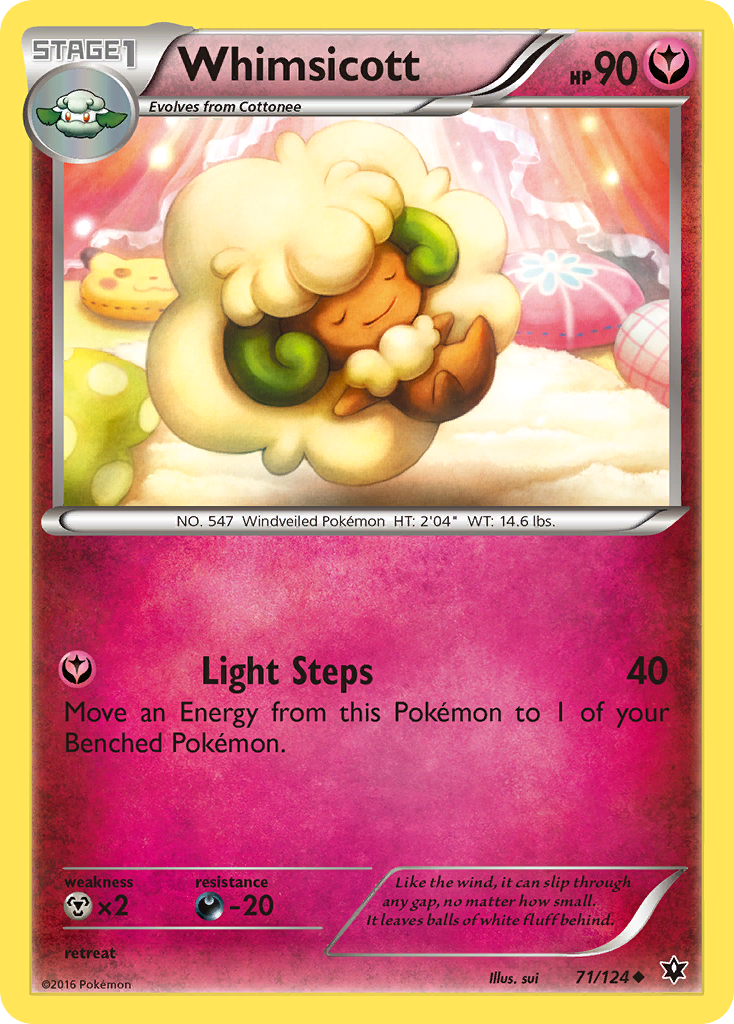 Whimsicott (71/124) [XY: Fates Collide] | Cracking-Singles