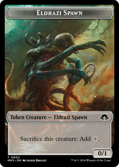 Eldrazi Spawn // Rat Double-Sided Token [Modern Horizons 3 Tokens] | Cracking-Singles