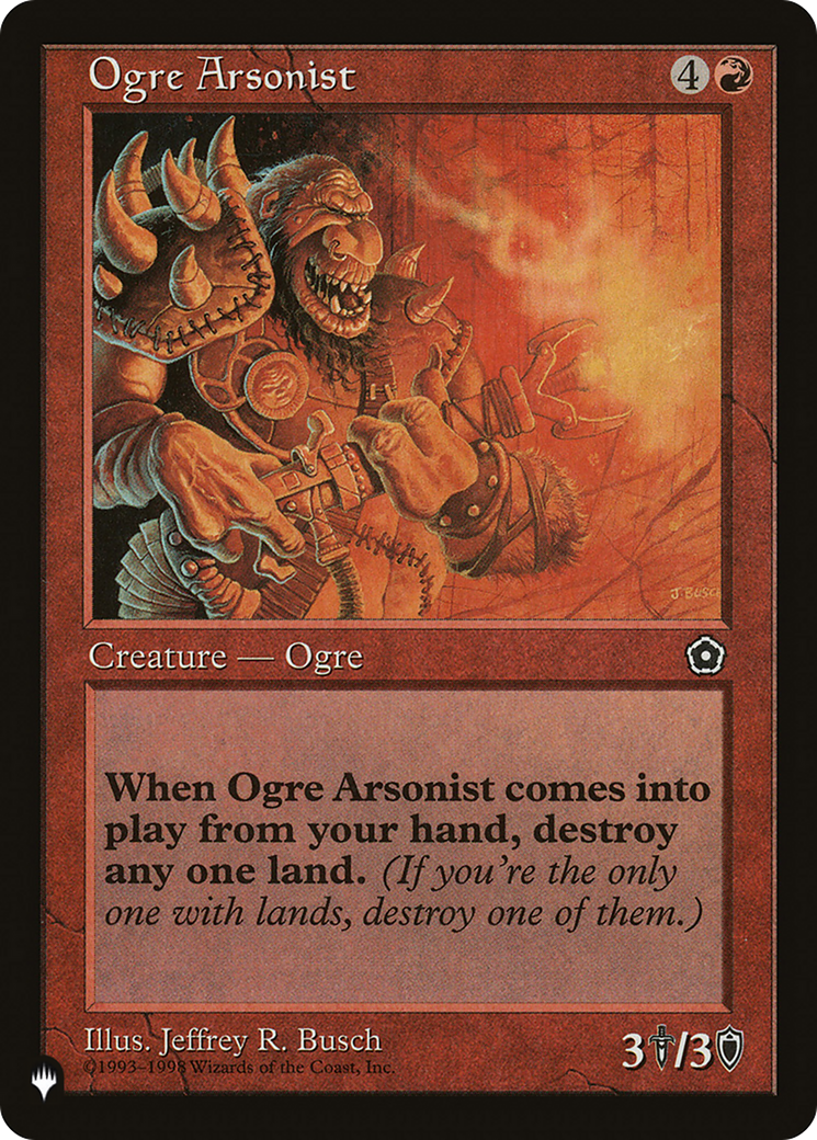 Ogre Arsonist [The List] | Cracking-Singles