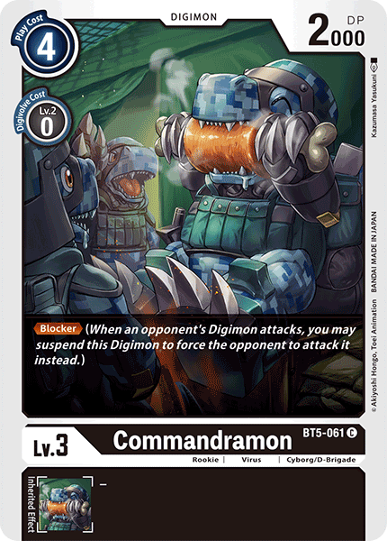 Commandramon [BT5-061] [Battle of Omni] | Cracking-Singles