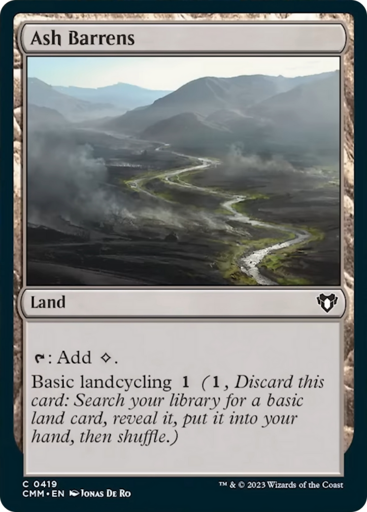 Ash Barrens [Commander Masters] | Cracking-Singles