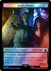 Alien Angel // Food (0057) Double-Sided Token (Surge Foil) [Doctor Who Tokens] | Cracking-Singles